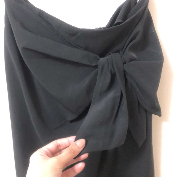 Dynamite Black Knot-Front Skirt - Picture 3 of 4